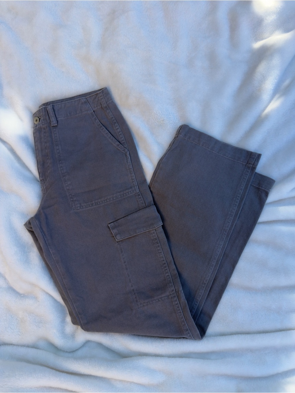 Pull&Bear woman Cargo Pants in Slate Gray